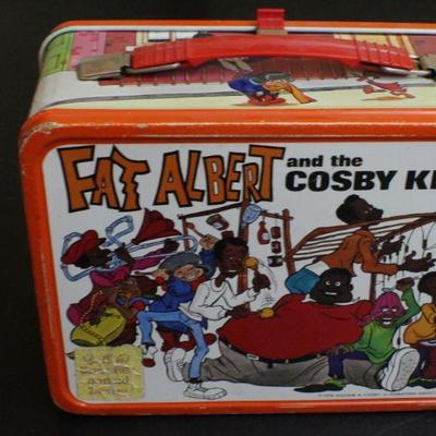 LOT #61: Authentic Vintage FAT ALBERT and the COSBY KIDSâ„¢ Metal Lunchbox w/ Thermos