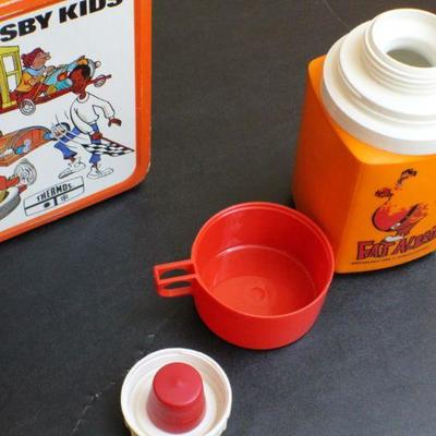 LOT #61: Authentic Vintage FAT ALBERT and the COSBY KIDSâ„¢ Metal Lunchbox w/ Thermos