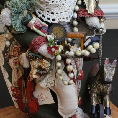 LOT 78: Vintage Tall Santa Clause Handmade in Woodland Park, CO by Jan Woodward