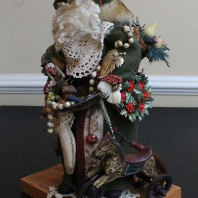 LOT 78: Vintage Tall Santa Clause Handmade in Woodland Park, CO by Jan Woodward