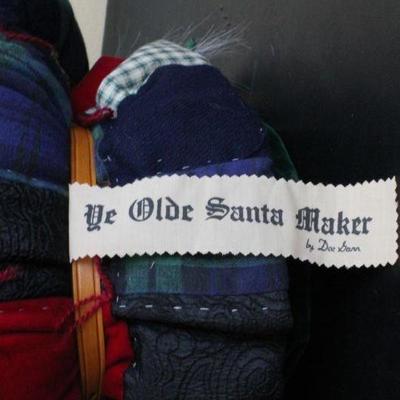 LOT #80: Large Sitting Santa Claus by Ye Olde Santa Maker by DEE GARR
