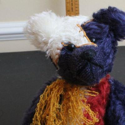 LOT #86: Vintage Handmade Patriotic Teddy Bear by JUDY SENK