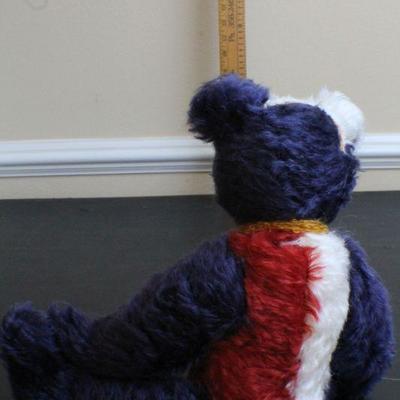 LOT #86: Vintage Handmade Patriotic Teddy Bear by JUDY SENK