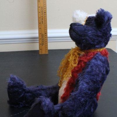 LOT #86: Vintage Handmade Patriotic Teddy Bear by JUDY SENK