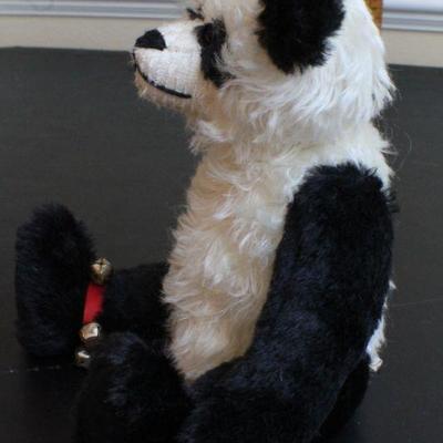 LOT #87: Vintage Handmade Panda Bear by JUDY SENK