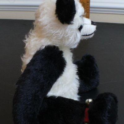 LOT #87: Vintage Handmade Panda Bear by JUDY SENK