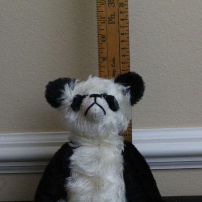 LOT #87: Vintage Handmade Panda Bear by JUDY SENK