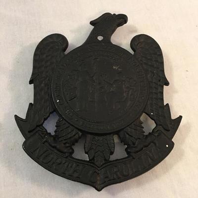 Lot 13 - Cast Iron Trivets & U.S Flag