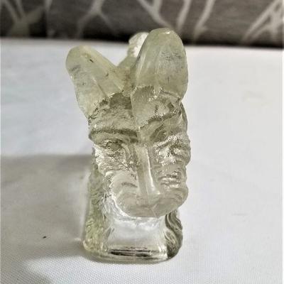 Lot #84  Vintage Glass Scotty Dog Candy Container