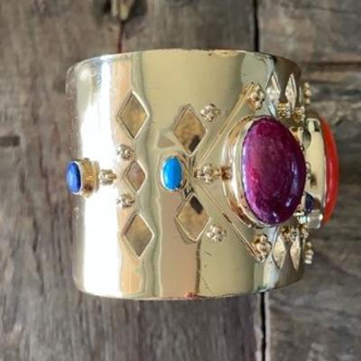 AMRAPALI for Lucky Brand Gold cuff INDIA 