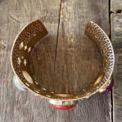AMRAPALI for Lucky Brand Gold cuff INDIA 