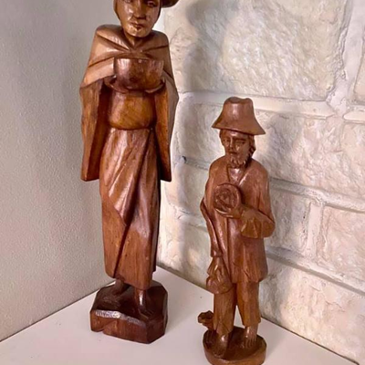 HANDCARVED WOODEN FIGURINES