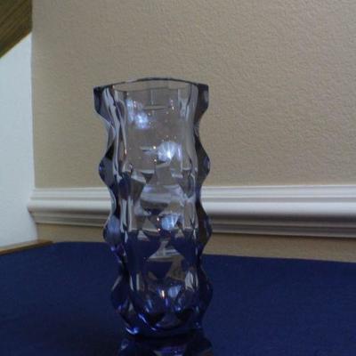 LOT #105: Purple Glass Vase