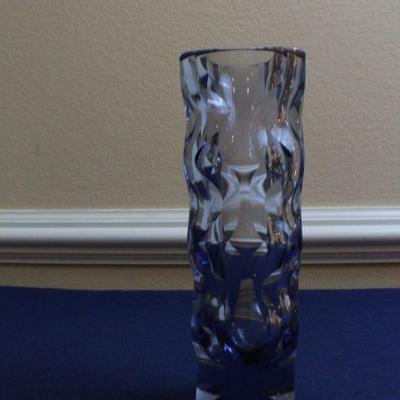 LOT #105: Purple Glass Vase