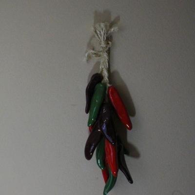 LOT #109: Hanging Chili Pepper Home Deco