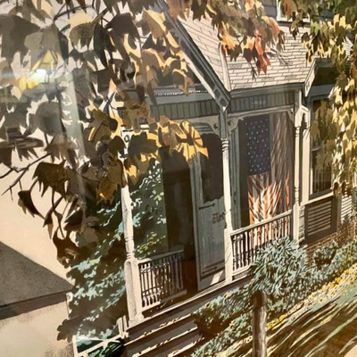 JOSEPH CORREALE LITHOGRAPH "AMERICAN AUTUMN"