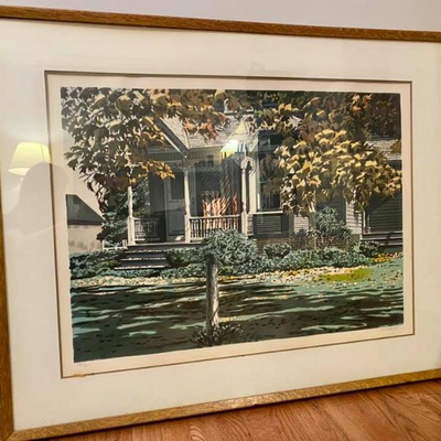 JOSEPH CORREALE LITHOGRAPH "AMERICAN AUTUMN"