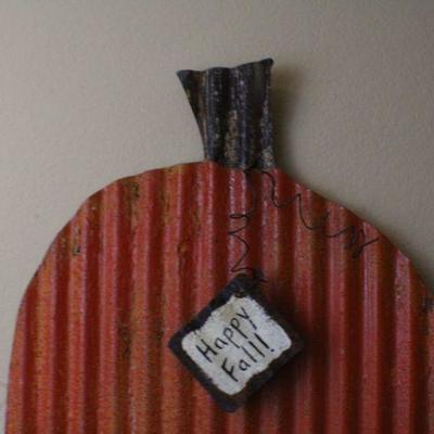 LOT #124: Happy Fall Pumpkin Home Deco 