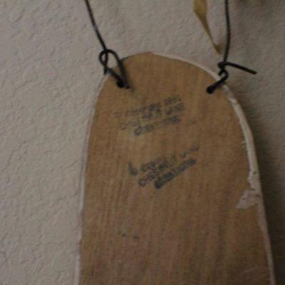 LOT #137: Hanging (3) Ghost Halloween Deco