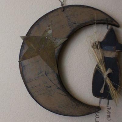 LOT #140: Vintage CHESTNUT LANE CREATIONSâ„¢ Hanging Halloween Witch Deco