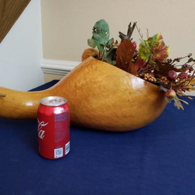 LOT #146: Artificial Thanksgiving Holiday Gourd Cornucopia