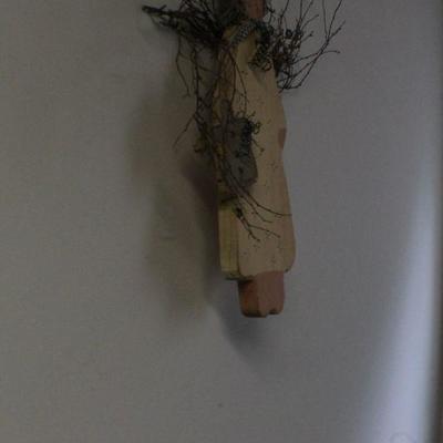 LOT #160: Hanging Angel w/ Twig Wings Home Deco