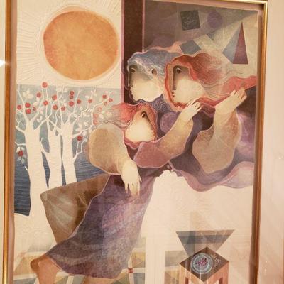 Lot 171: Sunol Alvar Embossed Lithograph Signed