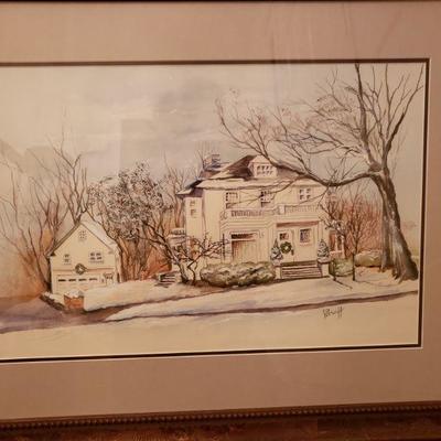 Lot 173: J. Bruff Artwork 