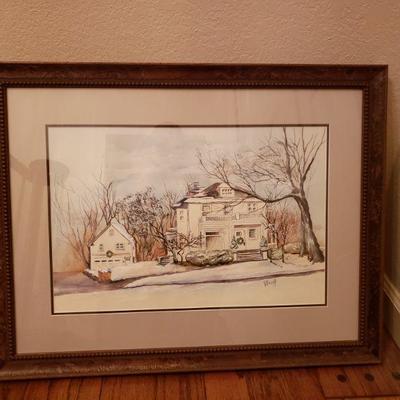 Lot 173: J. Bruff Artwork 