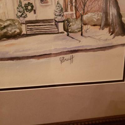 Lot 173: J. Bruff Artwork 