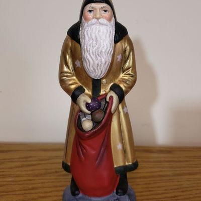 Lot 182: Moni 1998 Santa With Gold Coat & White Stars