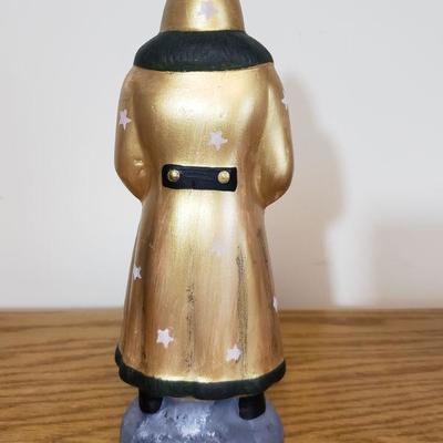 Lot 182: Moni 1998 Santa With Gold Coat & White Stars