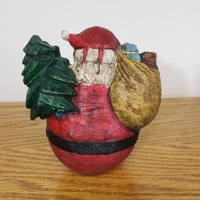 Lot 192: Rounded bottom Santa 
