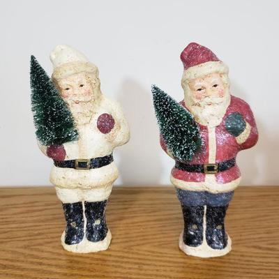 Lot 194: Teena Flanner Collection (2) Santas
