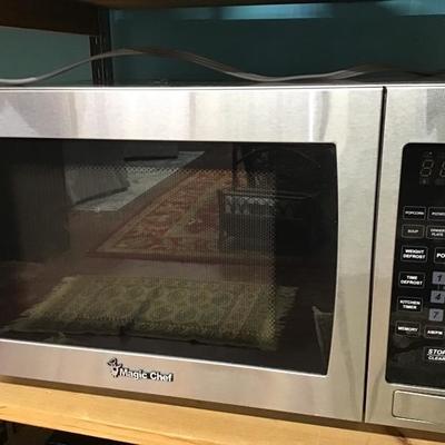 Magic Chef Stainless Microwave 