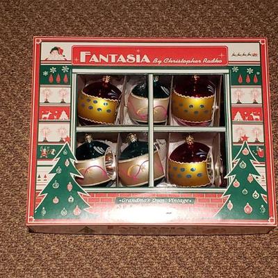 Lot 211: Christopher Radko Fantasia Ornaments 