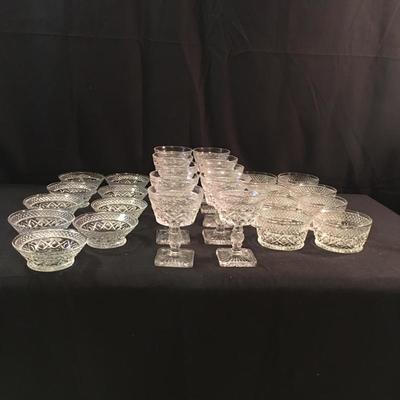 Lot 25 - Imperial Cape Cod Glassware 