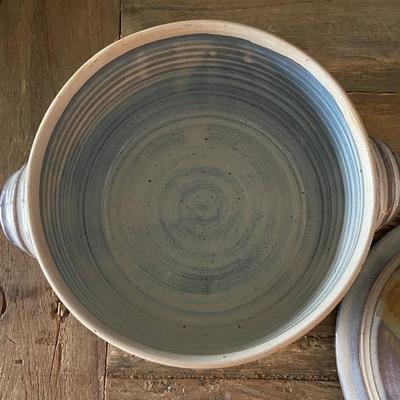CASSEROLE DISH Pottery Handmade Ceramic Stoneware by Cheryl Hebert