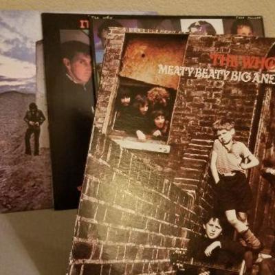 LOT #244: Assorted Vintage LP's (THE WHO)