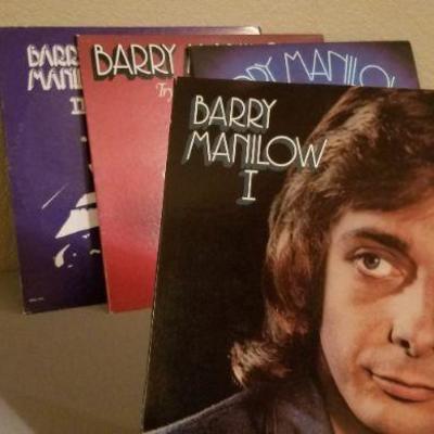 LOT #249: (4) Assorted Vintage LP's (Barry Manilow)