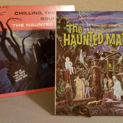 LOT #251: (2) Vintage DISNEY Halloween Haunted House Soundtracks
