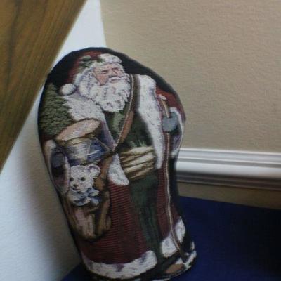 LOT #256: Large Santa Claus Pillow