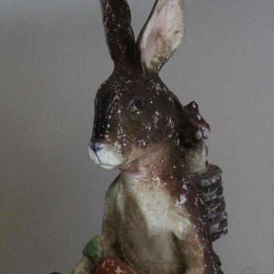 LOT #267: BETHANY LOWE Easter Holiday Deco Bunny w/ Child Figure