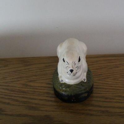 LOT #275: Vintage MONIâ„¢ White Small Easter Bunny Ears Back 