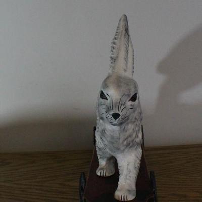 LOT #276: Vintage MONIâ„¢ Easter Bunny Walking Holiday deco