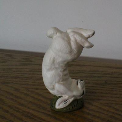 LOT #298: MONIâ„¢ Standing on Head Easter Bunny Fun Home Holiday Deco 