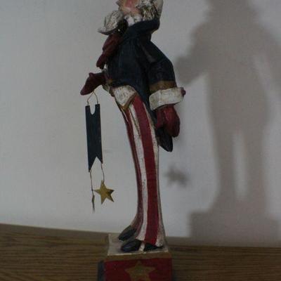 LOT #303: House of Hattenâ„¢ Patriotic Tall Uncle Sam Figure 