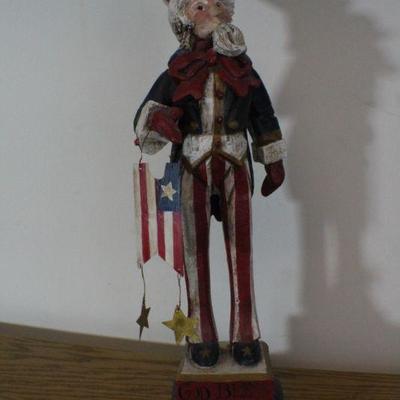 LOT #303: House of Hattenâ„¢ Patriotic Tall Uncle Sam Figure 