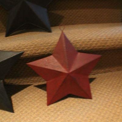 LOT #309: Assortment of (3) Metal Stars