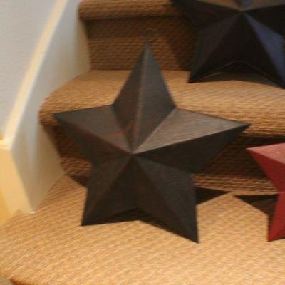 LOT #309: Assortment of (3) Metal Stars
